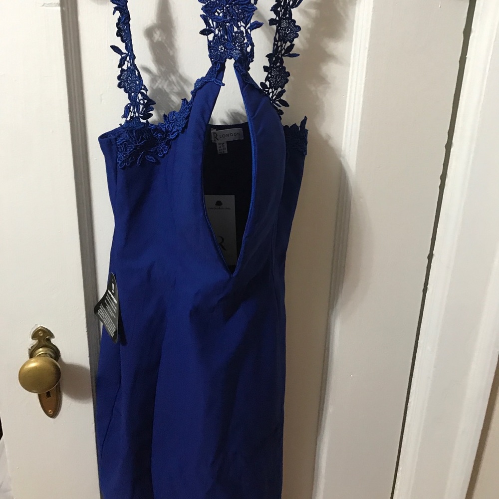 RARE LONDON ROYAL BLUE DRESS